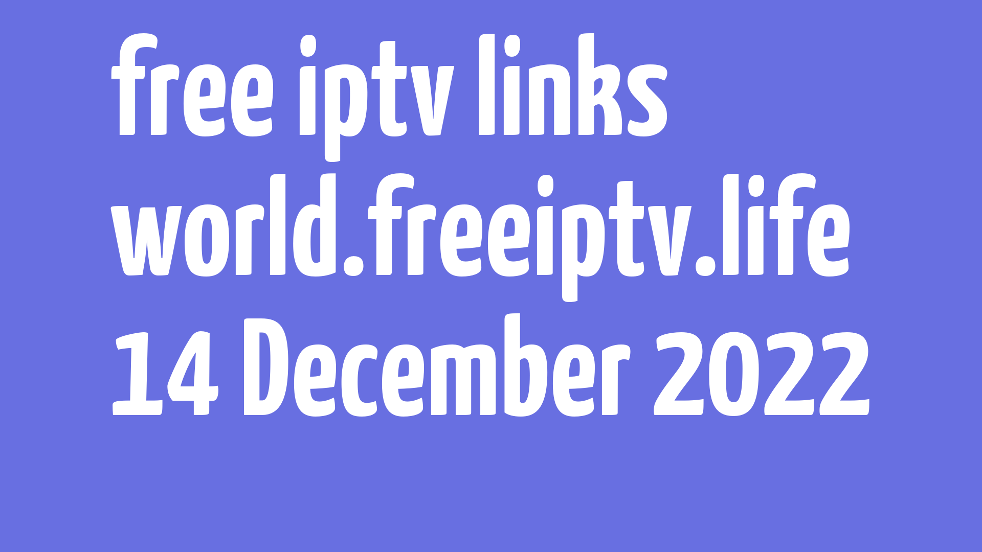 free iptv links 131222